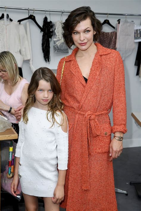 Milla jovovich daughter - Milla Jovovich's 12-year-old daughter, Ever Gabo, who looks just like her, was seen completely doting over her newborn sister, Osian Lark, in a series of candid shots on Wednesday.